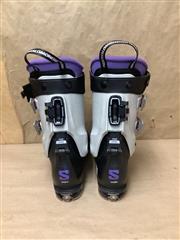 SALOMON SHIFT PRO ALPHA WOMENS BLACK/PURPLE SKI BOOTS-MP 25/25.5